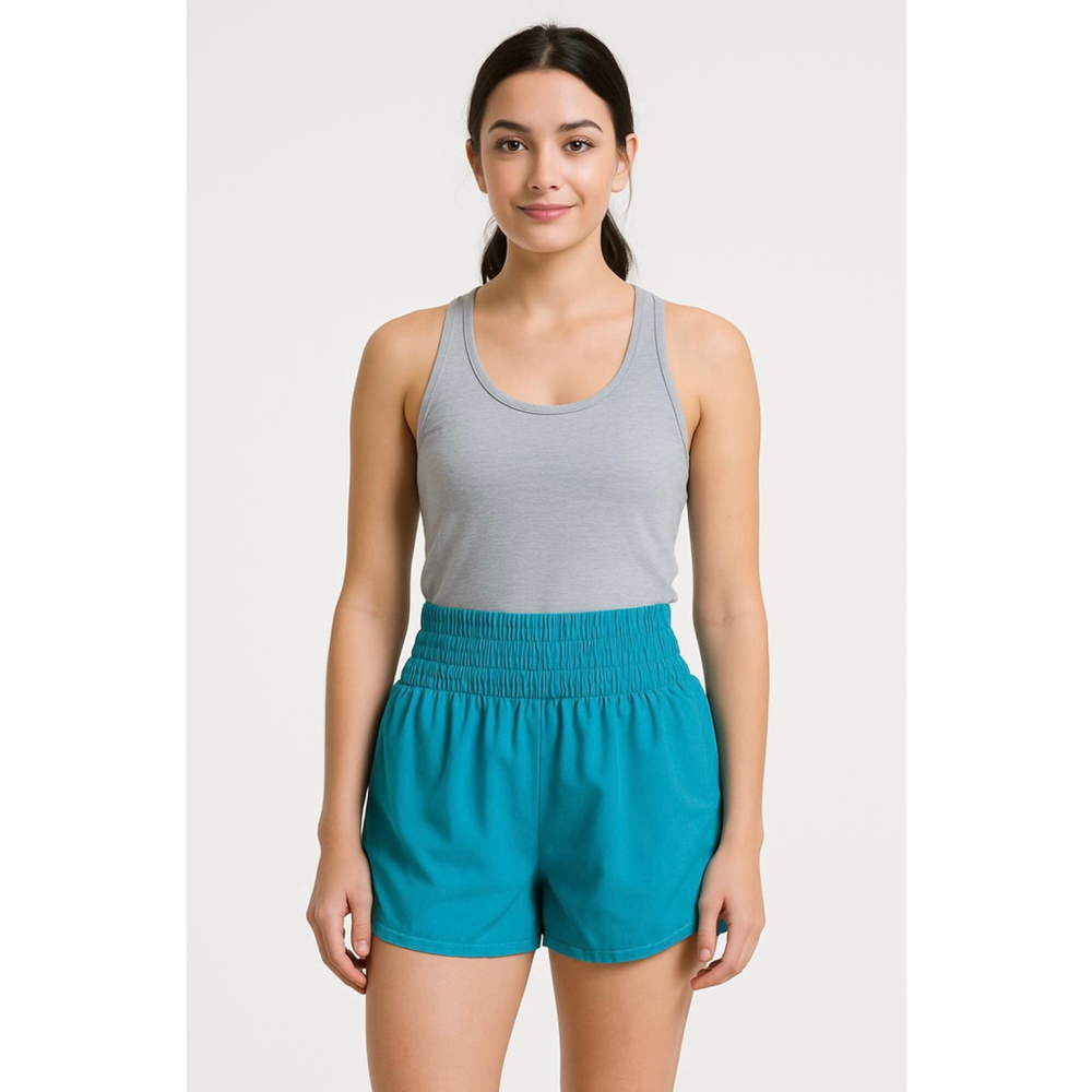 Women's JOY LAB Teal Athletic Shorts M Activewear Sporty Chic Athleisure Casual
